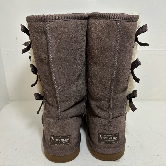 Koolaburra By Ugg Victoria Tall 1020171 Brown Suede Shoes Boot Women Size 5 - Picture 4 of 11